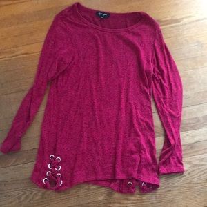 Lily Morgan bright pink sweater